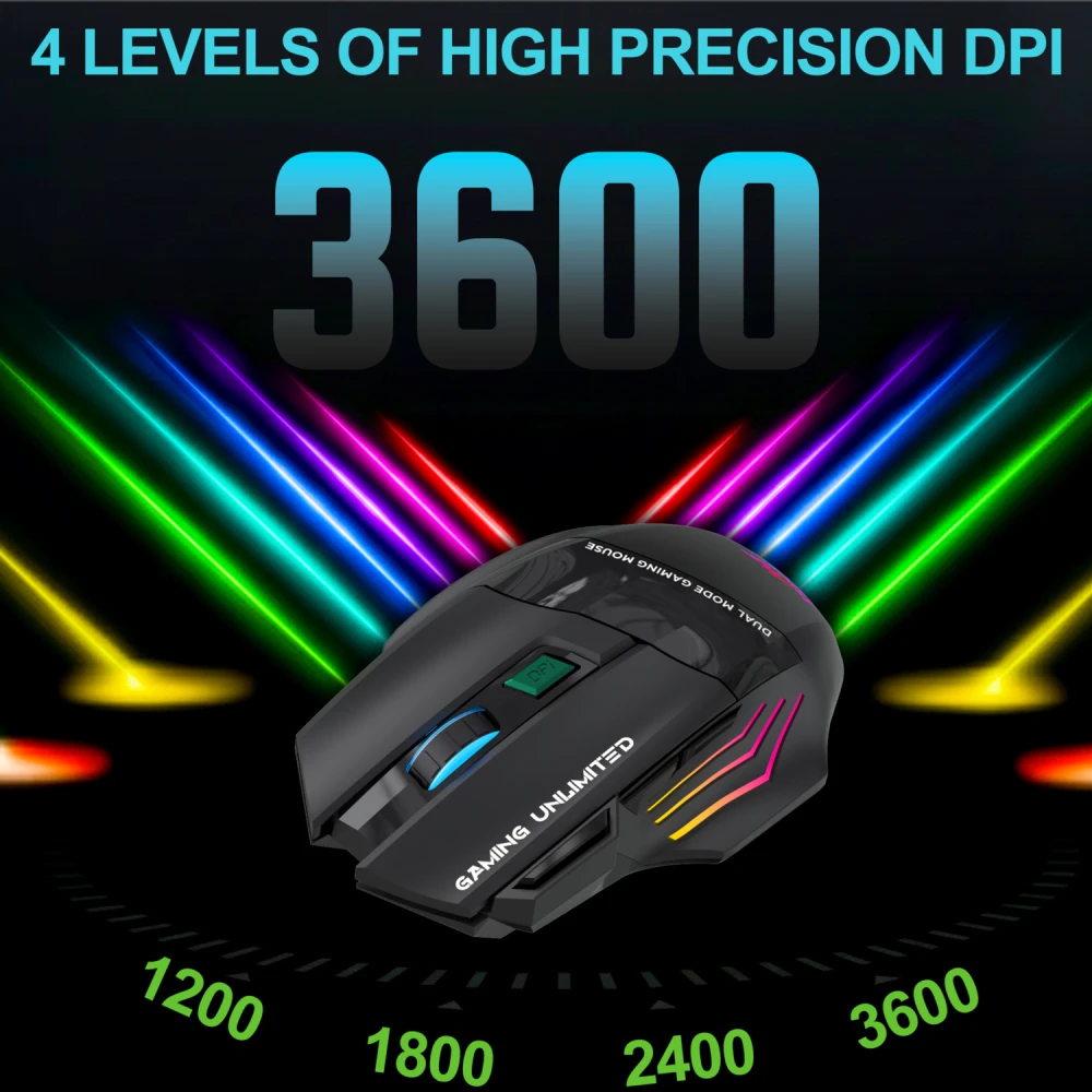 Ant Esports Wireless Gaming Mouse GM105 Pro view 3